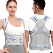 Load image into Gallery viewer, Posture Corrector for Women and Men Support: Back Support Brace - Shoulders Straightener Relieve Upper Back Pain