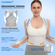 Load image into Gallery viewer, Posture Corrector for Women and Men Support: Back Support Brace - Shoulders Straightener Relieve Upper Back Pain