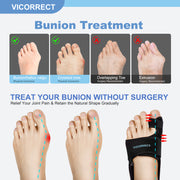 Load image into Gallery viewer, Adjustable Bunion Corrector for Women and Men: Orthopedic Bunion Splint Pain Relief for Day/Night Support (2PC)