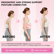 Load image into Gallery viewer, Women Posture Corrector Support for Back: Relieve Upper Back Pain Straighten Body