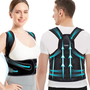 Load image into Gallery viewer, Posture Corrector for Back Brace Support: Adjustable Shoulder Straightener for Men and Women
