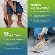 Load image into Gallery viewer, Vicorrect Bunion Corrector for Women and Men: Orthopedic Bunion Splint - Big Toe Straightener - Non-Surgical Hallux Valgus Correction for Day/Night Support
